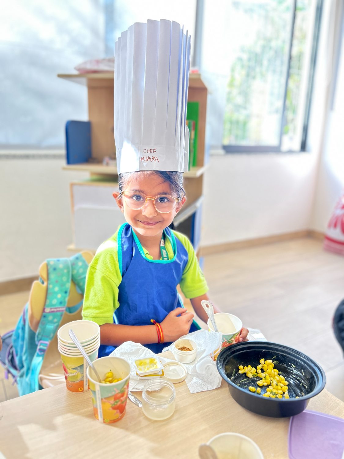 A student chef at DPS Pune East